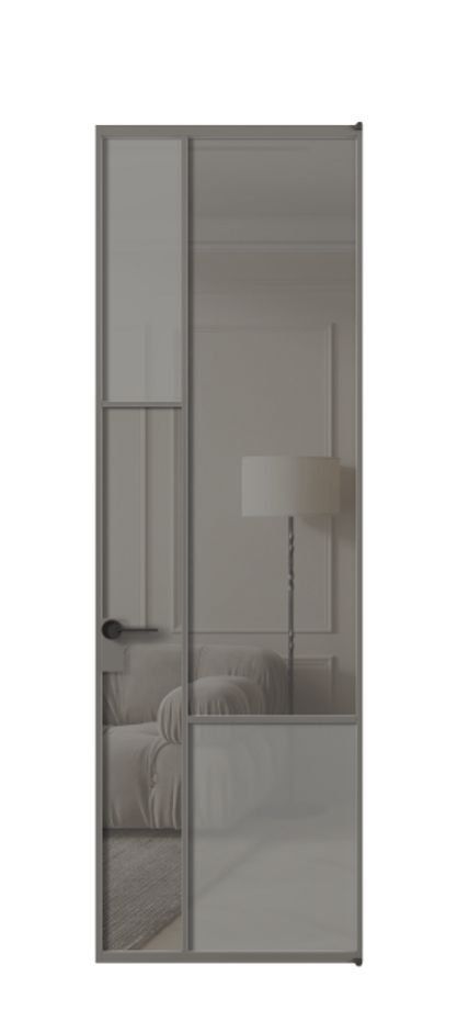 Дверь межкомнатная Mosaic АЛПЛ041.13 Алюминий классический серый Сатинированное серое стекло, триплекс, 6 мм + Прозрачное серое стекло, триплекс Без короба АКЛС Цена 156290 Стоимость комплекта двери включает:
1. Полотно (600/650/700/750/800/850/900/950*2000-2400 мм).
2. Короб
3. Комплект фурнитуры (2 торцевые петли и магнитный замок с ответной планкой). Фабрика дверей Волховец 8 (800) 551 43 19 Межкомнатная дверь Mosaic АЛПЛ041.13 Алюминий классический серый Сатинированное серое стекло, триплекс, 6 мм + Прозрачное серое стекло, триплекс Цена 156290 ₽ | Volhovec