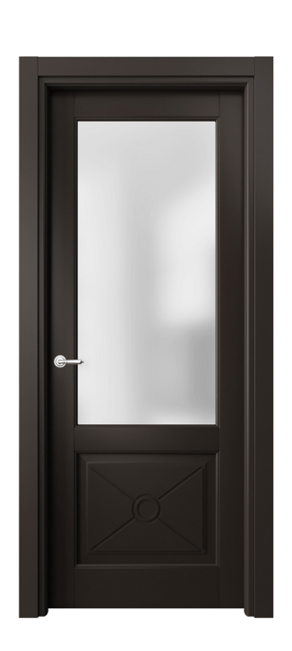 Межкомнатная дверь Toscana Litera 6362 Бук антрацит Сатинированное стекло Цена 80319 ₽ | Volhovec