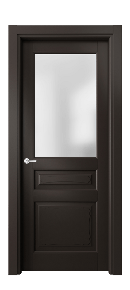 Дверь межкомнатная Toscana Elegante 6324 Бук антрацит Сатинированное стекло Гладкий наличник БАН Цена 76319 ₽ Наличники уже входят в базовый комплект. Фабрика дверей Волховец 8 (800) 551 43 19 Межкомнатная дверь Toscana Elegante 6324 Бук антрацит Сатинированное стекло Цена 76319 ₽ | Volhovec