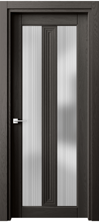 Дверь межкомнатная Ego 6122 Дуб антрацит Сатинированное стекло "Дождь" Гладкий наличник Ego ДАН Цена 122599 ₽ Наличники уже входят в базовый комплект. Фабрика дверей Волховец 8 (800) 551 43 19 Межкомнатная дверь Ego 6122 Дуб антрацит Сатинированное стекло "Дождь" Цена 122599 ₽ | Volhovec