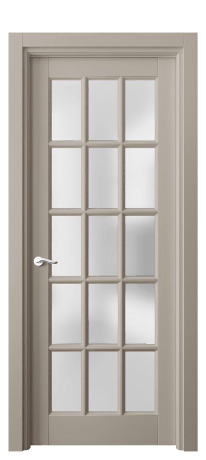 Межкомнатная дверь Lignum 0708 Бук бисквитный Сатинированное стекло Цена 88639 ₽ | Volhovec