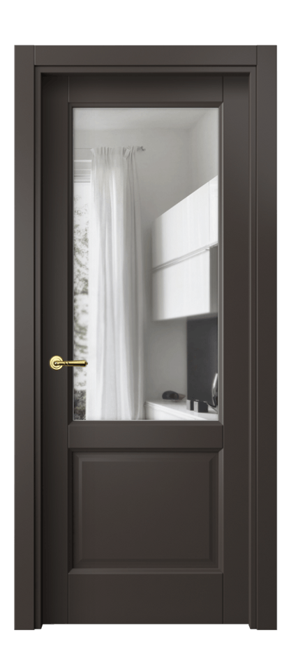 Дверь межкомнатная Galant 1422 Матовый антрацит Прозрачное стекло, 4 мм Гладкий наличник МАН Цена 39359 ₽ Наличники уже входят в базовый комплект. Фабрика дверей Волховец 8 (800) 551 43 19 Межкомнатная дверь Galant 1422 Матовый антрацит Прозрачное стекло, 4 мм Цена 39359 ₽ | Volhovec