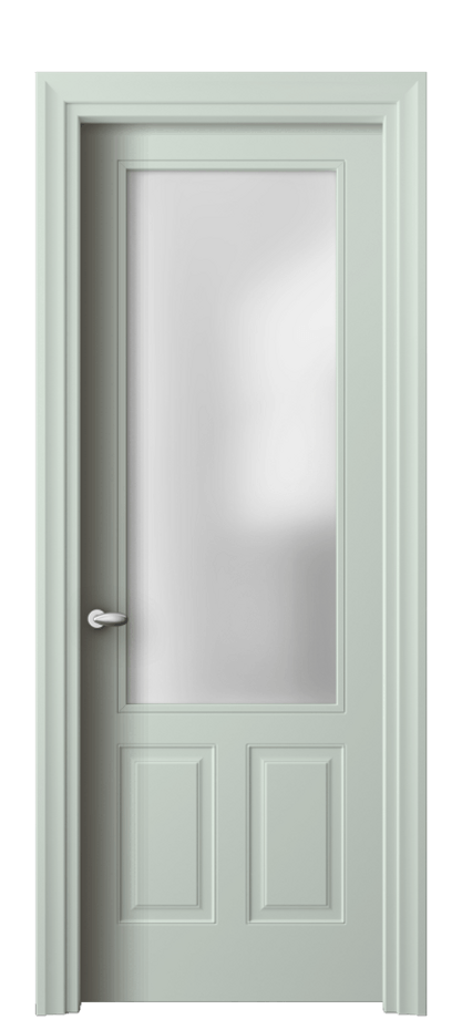 Дверь межкомнатная Esse 8522 Матовый белоснежный Сатинированное стекло Фигурный универсальный наличник МБЛ Цена 68799 ₽ Наличники уже входят в базовый комплект. Фабрика дверей Волховец 8 (800) 551 43 19 Межкомнатная дверь Esse 8522 Матовый белоснежный Сатинированное стекло Цена 68799 ₽ | Volhovec