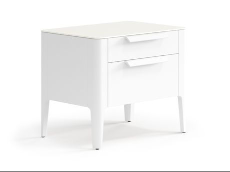 Мебель Тумба прикроватная Piega 2 ящика. Цвет Матовый светло-серый. Материал Гладкая эмаль. Коллекция Тумба прикроватная Piega 2 ящика. Фото. Мебель Тумба прикроватная Piega 2 ящика. Цвет Матовый светло-серый. Материал Гладкая эмаль. Коллекция Тумба прикроватная Piega 2 ящика. Картинка.