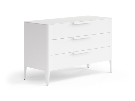 Мебель Комод Piega 3 ящика. Цвет Матовый пудровый белый. Материал Гладкая эмаль. Коллекция Комод Piega 3 ящика. Фото. Мебель Комод Piega 3 ящика. Цвет Матовый пудровый белый. Материал Гладкая эмаль. Коллекция Комод Piega 3 ящика. Картинка.