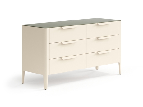 Мебель Комод Piega 6 ящиков. Цвет Матовый светло-бежевый. Материал Гладкая эмаль. Коллекция Комод Piega 6 ящиков. Фото. Мебель Комод Piega 6 ящиков. Цвет Матовый светло-бежевый. Материал Гладкая эмаль. Коллекция Комод Piega 6 ящиков. Картинка.