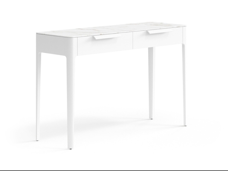 Мебель Консоль Piega 2 ящика. Цвет Матовый светло-серый. Материал Гладкая эмаль. Коллекция Консоль Piega 2 ящика. Фото. Мебель Консоль Piega 2 ящика. Цвет Матовый светло-серый. Материал Гладкая эмаль. Коллекция Консоль Piega 2 ящика. Картинка.