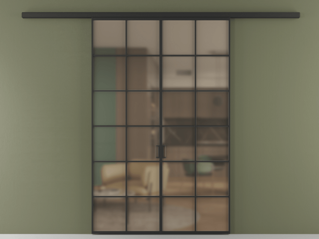 Перегородка Formato вдоль стены двустворчатая АЛПР 040.05 Алюминий Черный Сатинированное бронзовое стекло, триплекс, 6 мм. Скрытый короб ЧЕР Цена 224800 ₽ 1. Полотно 2 шт. (800/2100 мм)
2. Комплект установки раздвижной системы
3. Базовый комплект фурнитуры
4.Ручка RONDO
. Фабрика дверей Волховец 8 (800) 551 43 19 Перегородка Formato вдоль стены двустворчатая АЛПР 040.05 Алюминий Черный Сатинированное бронзовое стекло, триплекс, 6 мм Цена 224800 ₽ | Volhovec