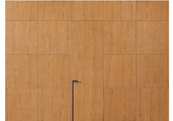 Панели для отделки стен Стеновая панель в древесной отделке Дуб миндальный матовый. Цвет Дуб миндальный матовый. Материал Шпон Naturwood. Коллекция Древесные отделки. Картинка.