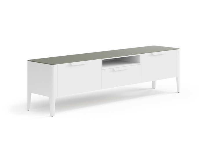 Мебель ТВ тумба Piega. Цвет Матовый белоснежный. Материал Гладкая эмаль. Коллекция ТВ тумба Piega. Фото. Мебель ТВ тумба Piega. Цвет Матовый белоснежный. Материал Гладкая эмаль. Коллекция ТВ тумба Piega. Картинка.