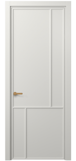 Дверь межкомнатная 8606 МСР . Цвет Матовый серый. Материал Гладкая эмаль. Коллекция Frame. Картинка.