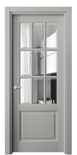 Межкомнатная дверь 6312 МНСР Зеркало с фацетом. Цвет Матовый нейтральный серый. Материал Гладкая эмаль. Коллекция Тоскана Грильято. Фото. Дверь межкомнатная 6312 МНСР Зеркало с фацетом. Цвет Матовый нейтральный серый. Материал Гладкая эмаль. Коллекция Тоскана Грильято. Картинка.