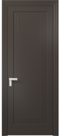Дверь межкомнатная 8301 МАН. Цвет Матовый антрацит. Материал Гладкая эмаль. Коллекция Rocca. Картинка.