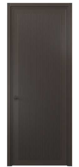 Дверь межкомнатная 8622 МАН . Цвет Матовый антрацит. Материал Гладкая эмаль. Коллекция Дюна. Картинка.