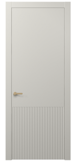 Дверь межкомнатная АКП 8645 МТСР. Цвет Матовый тёплый серый. Материал Гладкая эмаль. Коллекция Alba. Картинка.
