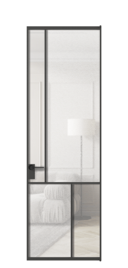 Дверь межкомнатная АЛПЛ041.20 ГР Графитовый DUNE+LED. Цвет . Материал Алюминий металлик. Коллекция Мозаик. Картинка.