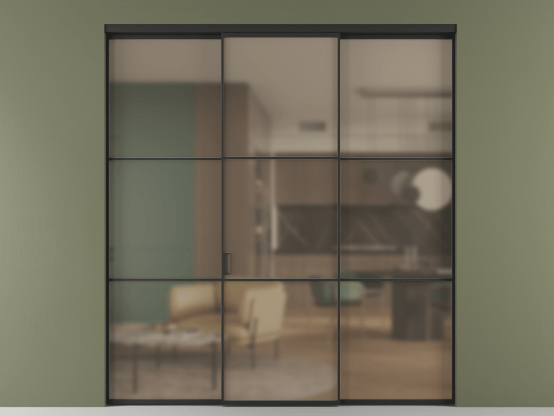 Алюминевая перегородка vn2_03 Бронза сатин триплекс ЧЕР. Цвет Алюминий Черный. Материал Алюминий. Коллекция Перегородка Formato внутри проёма 3 створки. Фото. Алюминевая перегородка vn2_03 Бронза сатин триплекс ЧЕР. Цвет Алюминий Черный. Материал Алюминий. Коллекция Перегородка Formato внутри проёма 3 створки. Картинка.