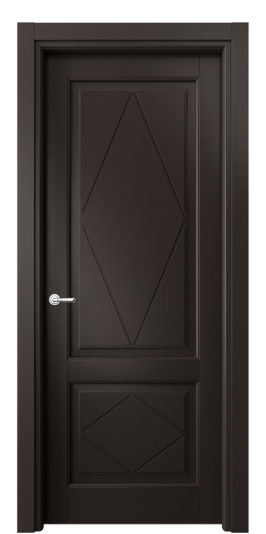 Межкомнатная дверь 6343 МАН . Цвет Матовый антрацит. Материал Гладкая эмаль. Коллекция Тоскана Ромбо. Фото. Дверь межкомнатная 6343 МАН . Цвет Матовый антрацит. Материал Гладкая эмаль. Коллекция Тоскана Ромбо. Картинка.