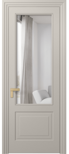 Межкомнатная дверь 8352 МСБЖ Двустороннее зеркало. Цвет Матовый светло-бежевый. Материал Гладкая эмаль. Коллекция Rocca. Фото. Дверь межкомнатная 8352 МСБЖ Двустороннее зеркало. Цвет Матовый светло-бежевый. Материал Гладкая эмаль. Коллекция Rocca. Картинка.