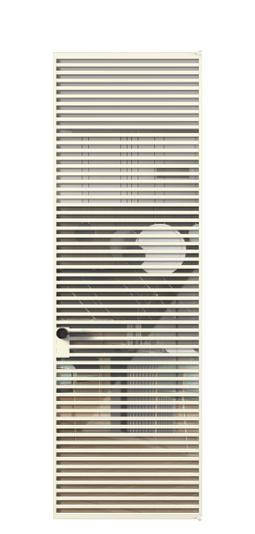 Дверь межкомнатная АЛПЛ040.07 АМБ Алюминий молочно-белый Stopsol Clear прозрачное. Цвет Алюминий молочно-белый. Материал Алюминий в эмали. Коллекция Формато. Картинка.