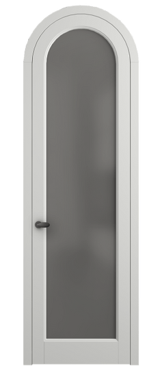 Дверь межкомнатная 6814 МССР СЕР САТ. Цвет Матовый светло-серый. Материал Гладкая эмаль. Коллекция Palazzo. Картинка.