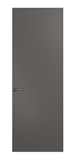 Дверь межкомнатная 8201 МКЛС. Цвет Матовый классический серый. Материал Гладкая эмаль. Коллекция Velvet. Картинка.