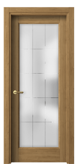 Дверь межкомнатная 1402 ГОР Cатинированное стекло лофт. Цвет Грецкий орех. Материал Ламинатин. Коллекция Галант. Картинка.