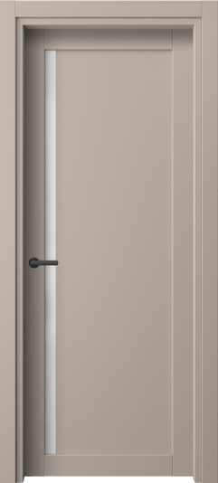 Дверь межкомнатная 2110 ПЭСК САТ. Цвет ПЭТ серо-коричневый . Материал ПЭТ. Коллекция Нео. Картинка.