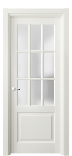 Дверь межкомнатная 0748 БЖМ САТ. Цвет Бук жемчуг. Материал Массив бука эмаль. Коллекция Lignum. Картинка.