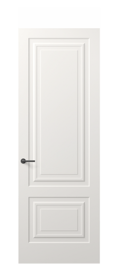Дверь межкомнатная 8451 МПБЛ. Цвет Матовый пудровый белый. Материал Гладкая эмаль. Коллекция Mascot. Картинка.