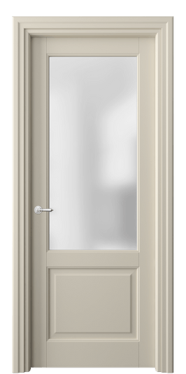 Дверь межкомнатная 6302 ББСР САТ. Цвет Бук бежево-серый. Материал Массив бука эмаль. Коллекция Toscana Plano. Картинка.