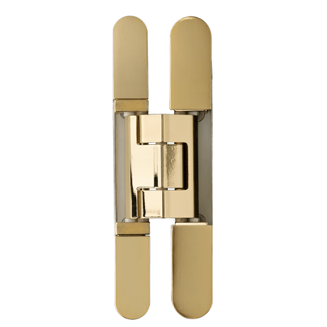 Фурнитура для дверей Скрытая петля обратного открывания для скрытого и компланарного короба. Цвет Полированное золото. Коллекция Скрытая петля обратного открывания для скрытого и компланарного короба. Картинка.