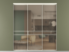 Перегородка Формато внутри проёма 3 створки