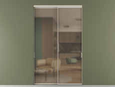 Перегородка Formato внутри проёма двустворчатая